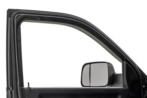 Ram 1500 Side Window Deflectors - Rough Country - Tape On Rain Guard - '09-'18